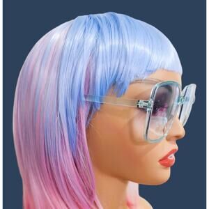 Sunglasses Women Blue Aesthetic Shades UV Protection For women